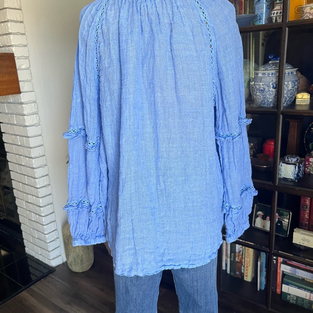 SUNDANCE - Periwinkle Blue Women's Top - Picture 2 of 9